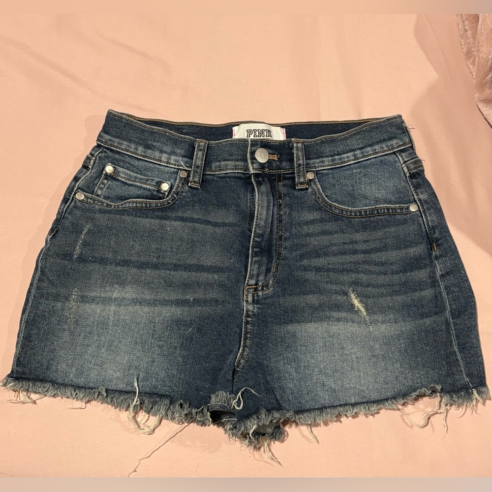 Victoria's Secret Dark Blue Jean Shorts